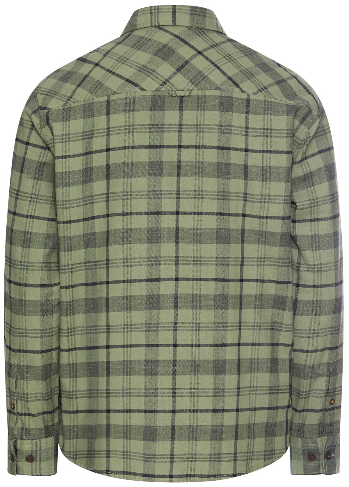 Camel Active Hemd - Regular Fit - Button Down - fein kariert - grün