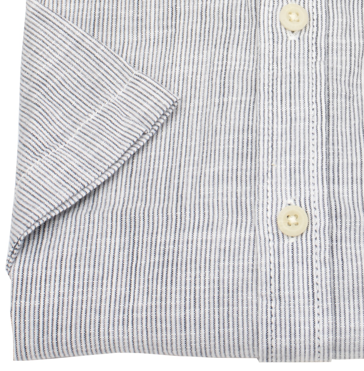 Camel Active Kurzarmhemd - Regular Fit - Button Down - gedecktes weiß