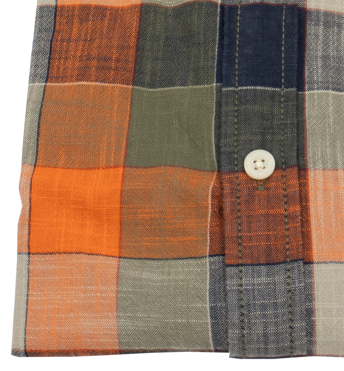 Camel Active Kurzarmhemd - Regular Fit - Button Down - kariert - mehrfarbig