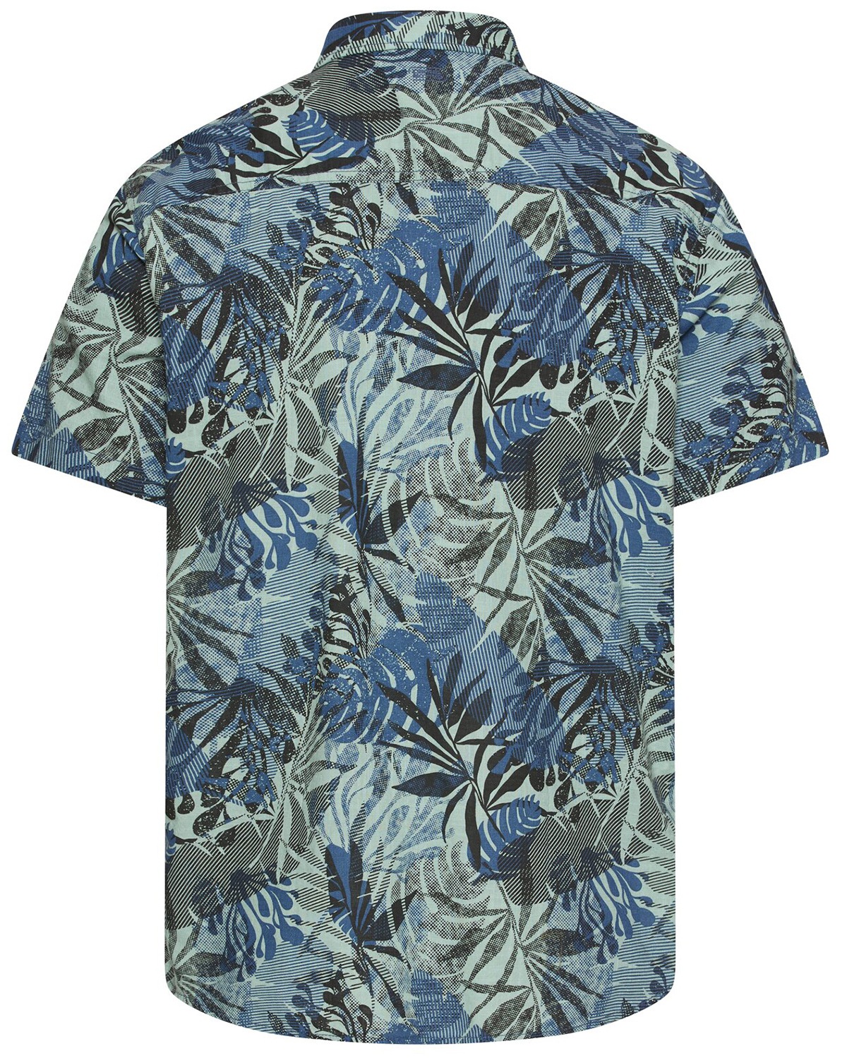 Camel Active Kurzarmhemd - Regular Fit - Button Down - Print - mehrfarbig