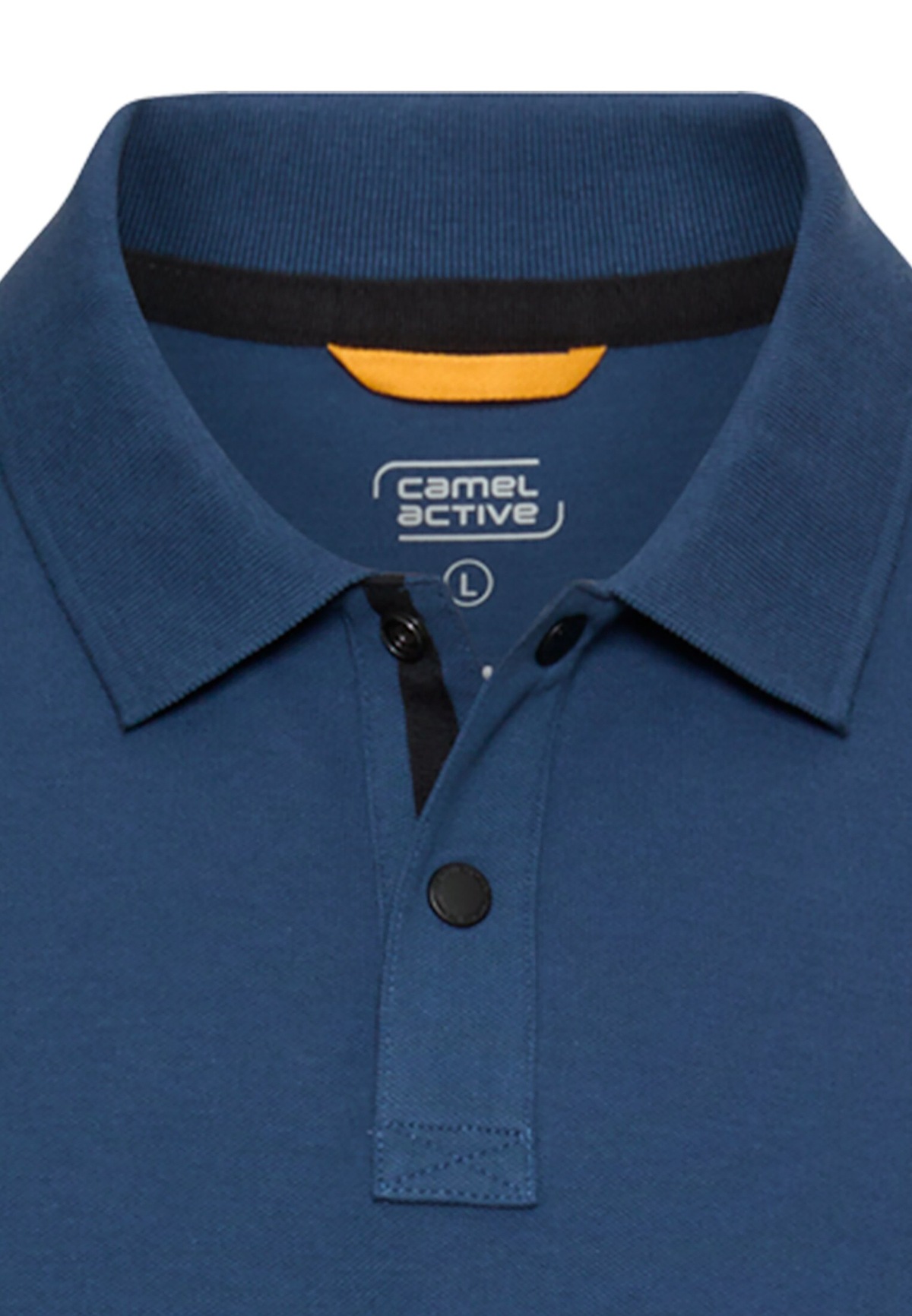 Camel Active Poloshirt - Regular Fit - blau
