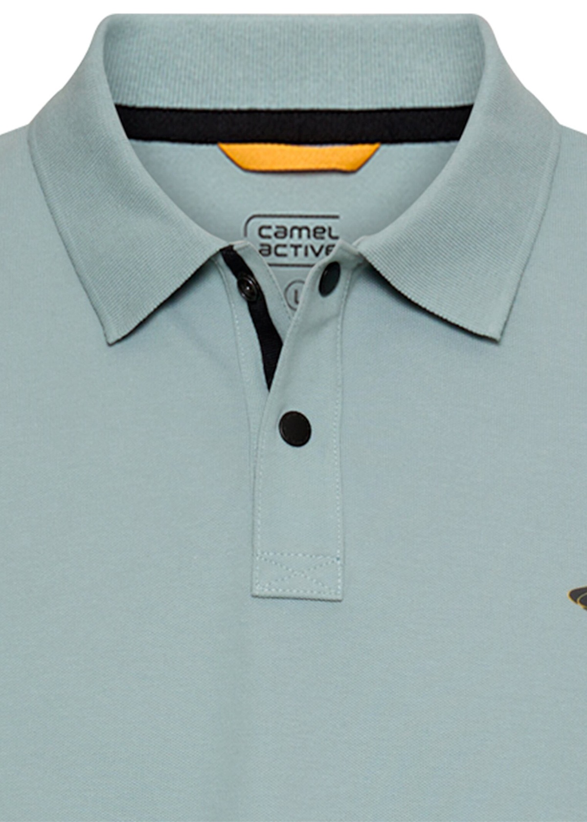 Camel Active Poloshirt - Regular Fit - hellblau