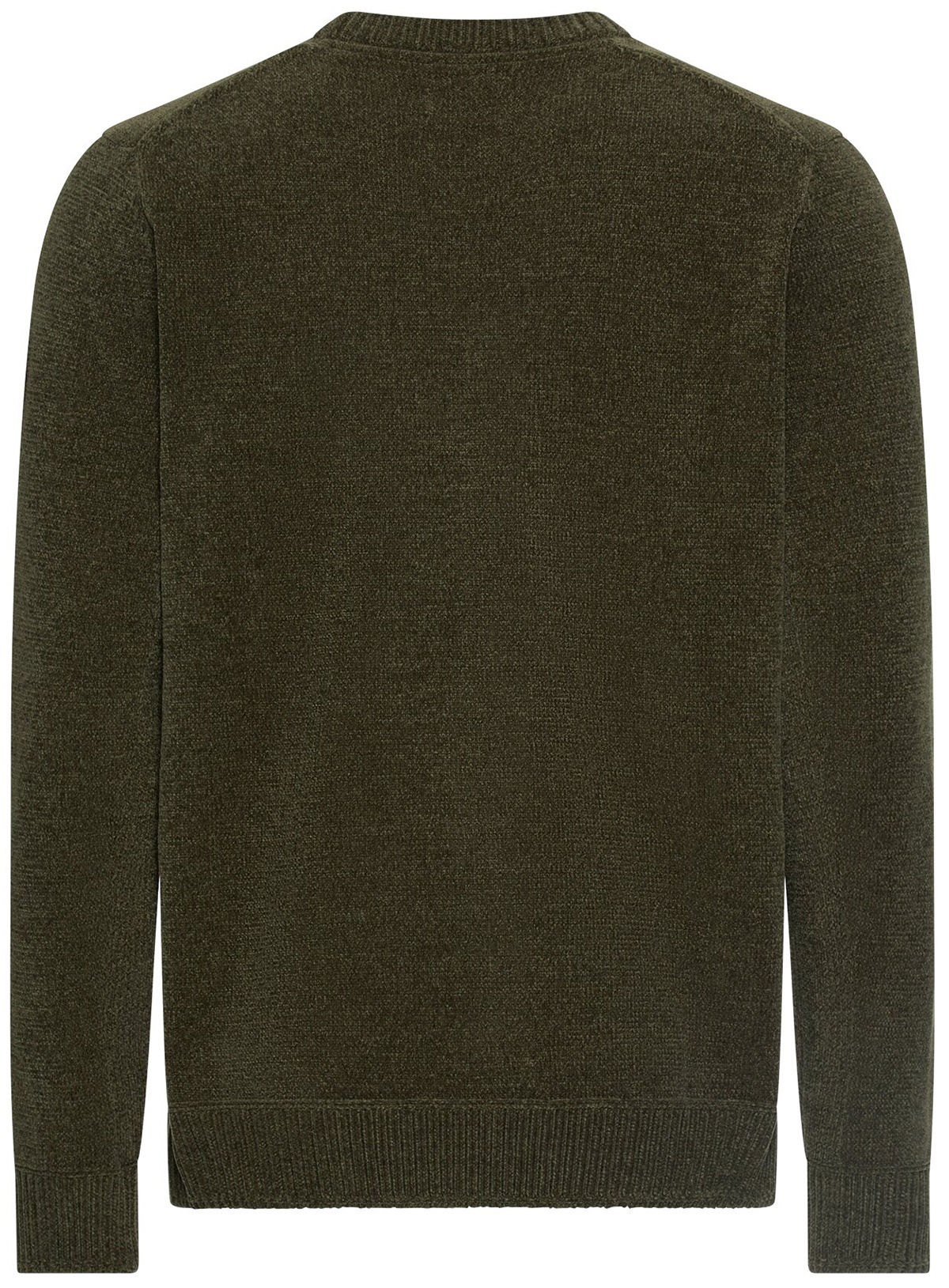 Camel Active Pullover - Regular Fit - Rundhals-Ausschnitt - olivgrün