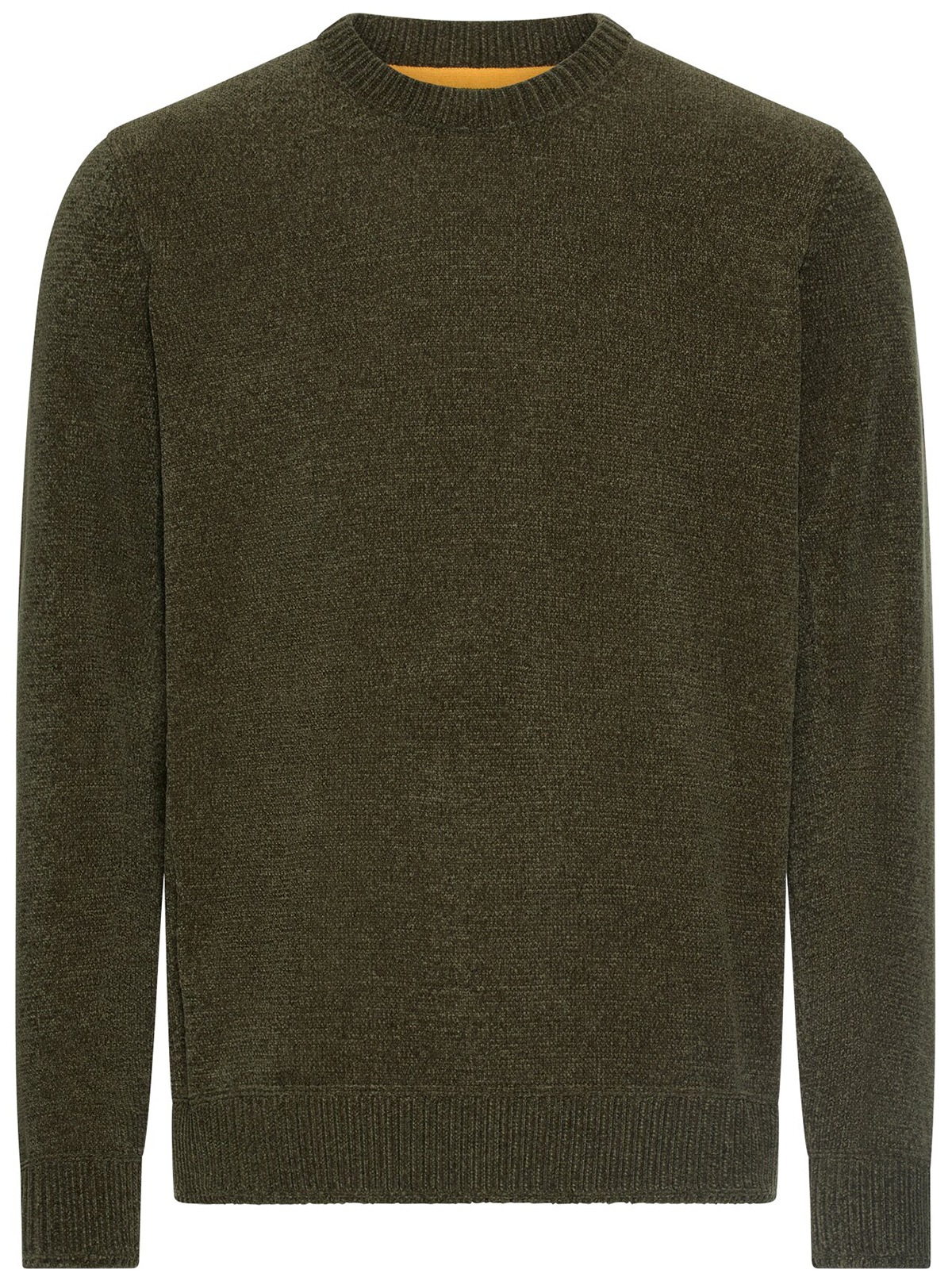 Camel Active Pullover - Regular Fit - Rundhals-Ausschnitt - olivgrün
