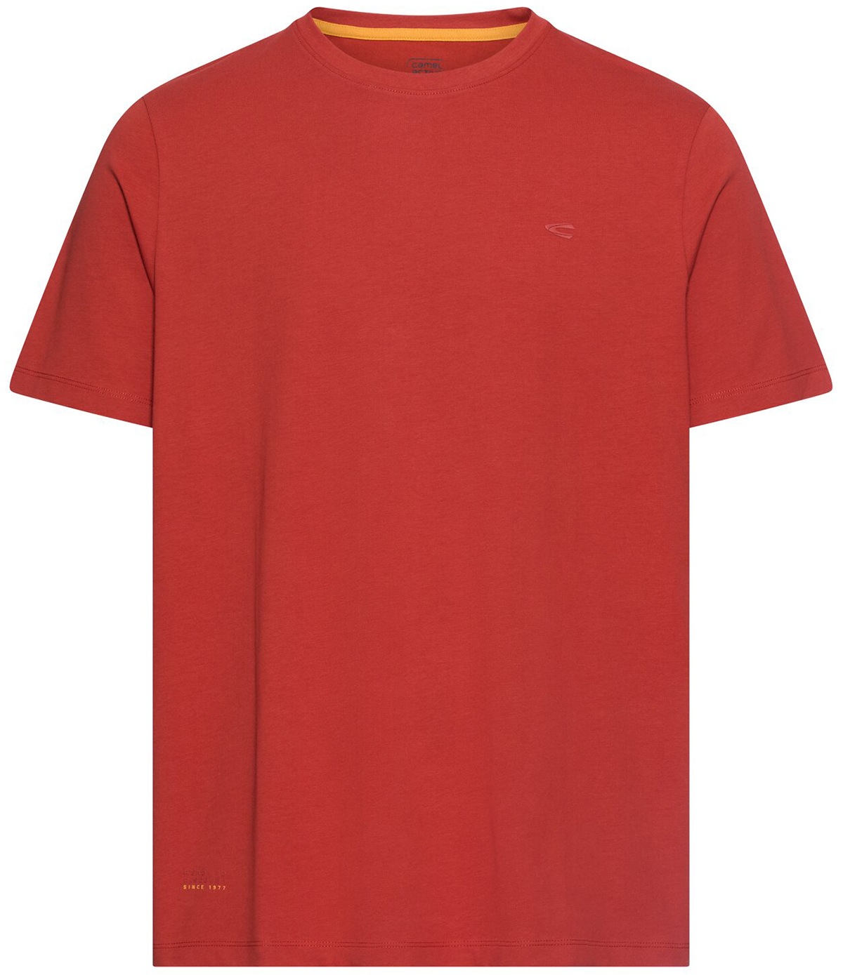 Camel Active T-Shirt - Regular Fit - Rundhals - rot