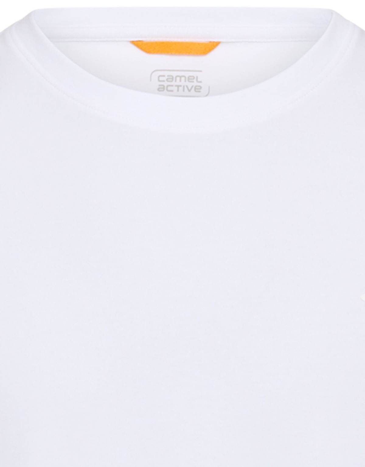 Camel Active T-Shirt - Regular Fit - Rundhals - weiß