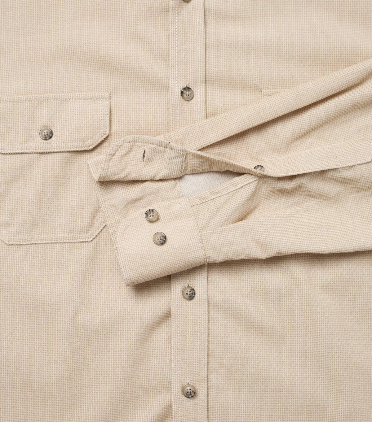 Casa Moda Cordhemd - Casual Fit - Button Down - beige