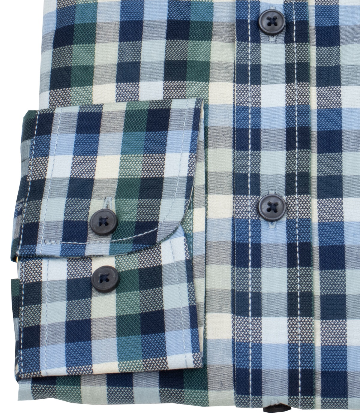 Casa Moda Hemd - Casual Fit - Button Down - kariert - mehrfarbig