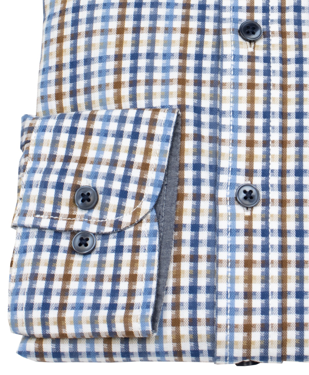 Casa Moda Hemd - Casual Fit - Kentkragen - kariert - extra langer 72cm Arm