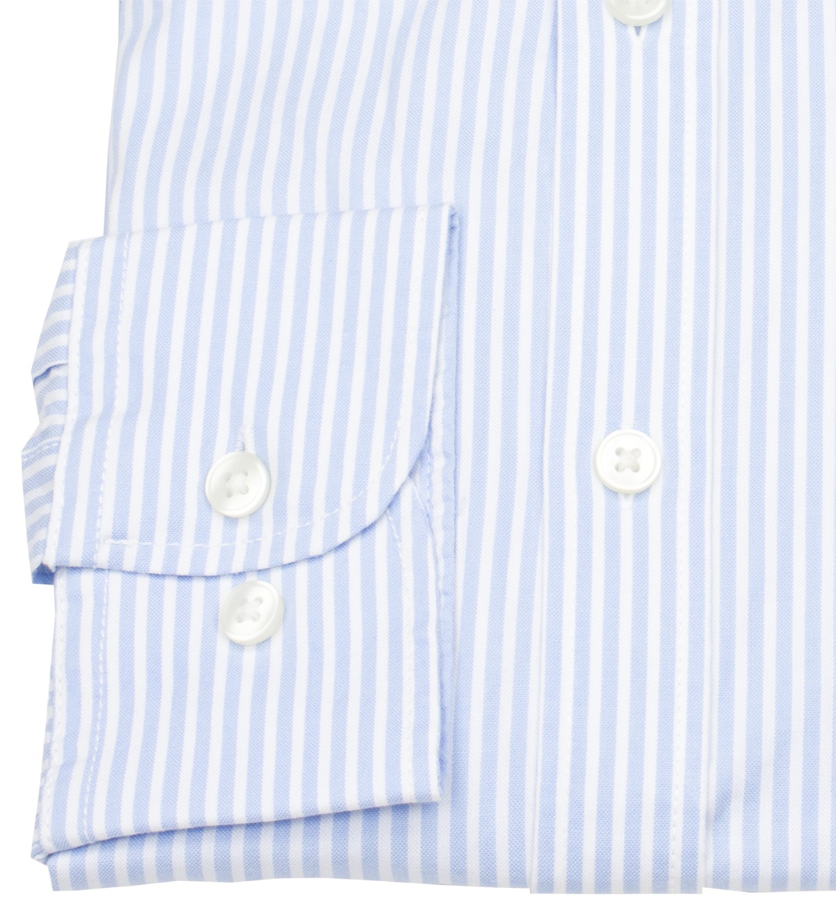 Casa Moda Hemd - Comfort Fit - Button Down Kragen - Streifen - hellblau / weiß