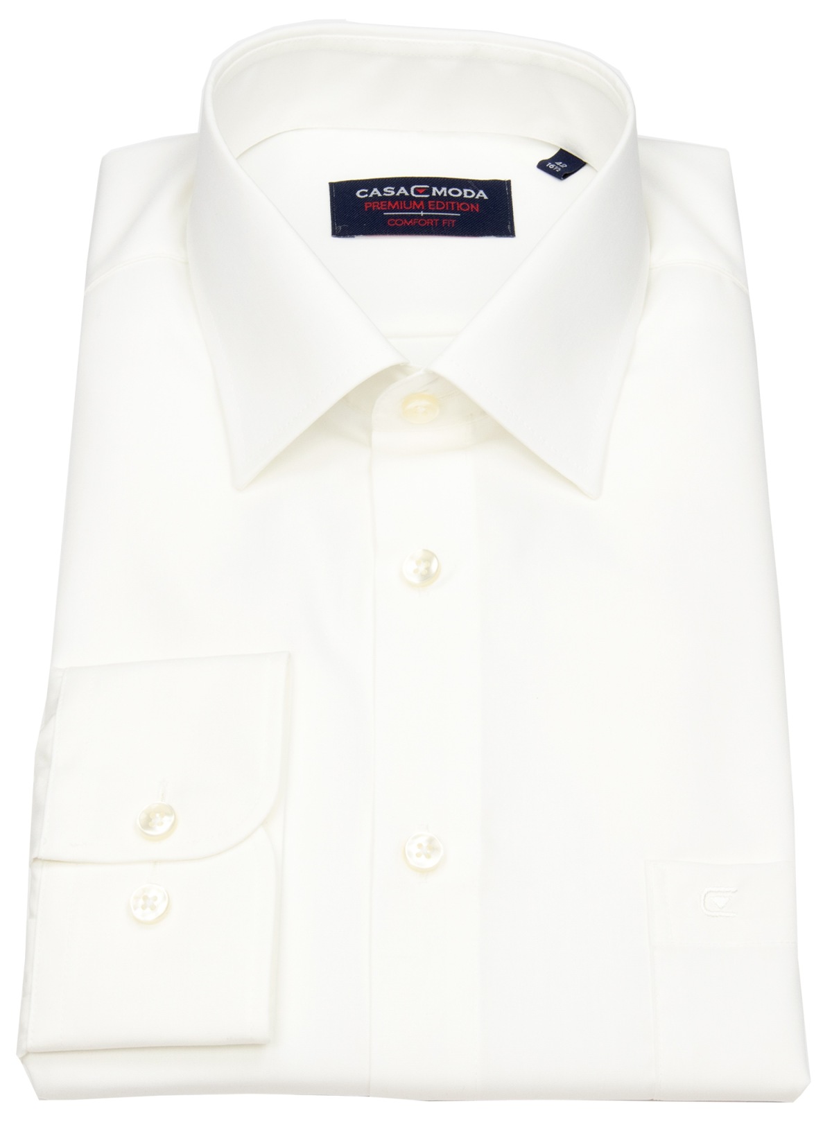 Casa Moda Shirt - Comfort Fit - Light Beige - w/o OP