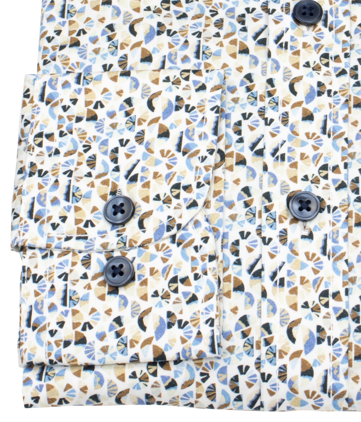 Casa Moda Hemd - Comfort Fit - Kentkragen - Print - mehrfarbig