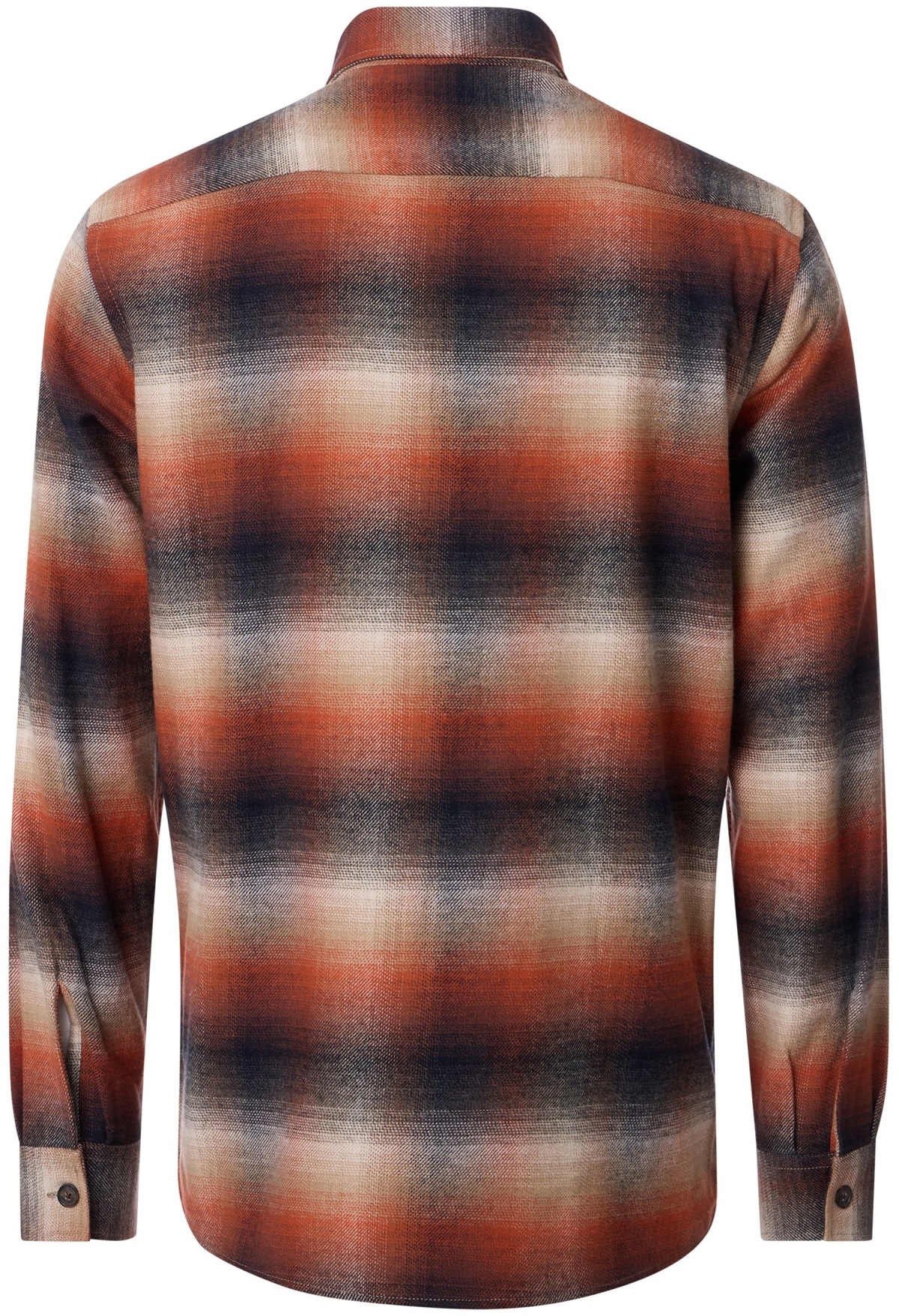 Casa Moda Hemdjacke - Casual Fit - Flanell - mehrfarbig