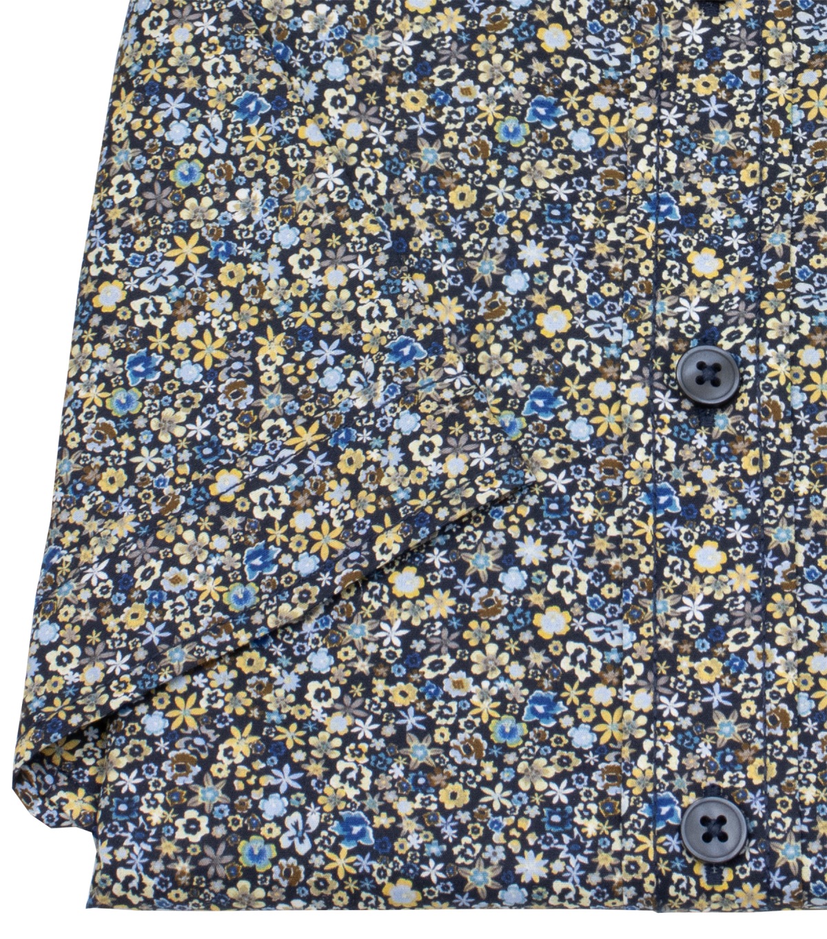 Casa Moda Kurzarmhemd - Casual Fit - Button Down Kragen - Print - mehrfarbig