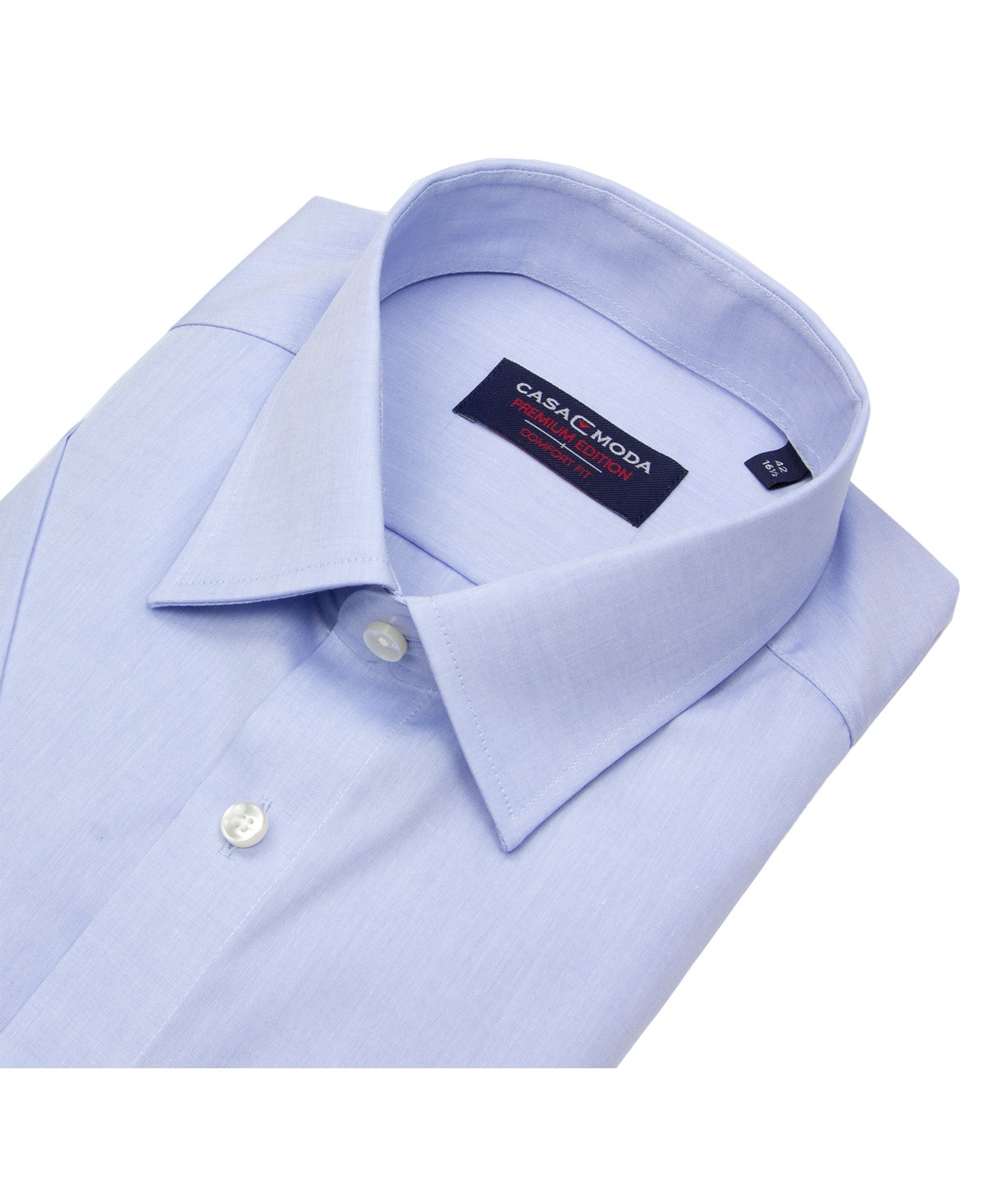 Casa Moda Kurzarmhemd - Comfort Fit - hellblau