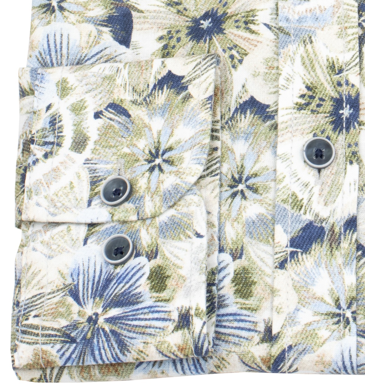 Casa Moda Leinenhemd - Casual Fit - Kentkragen - Print - mehrfarbig - ohne OVP