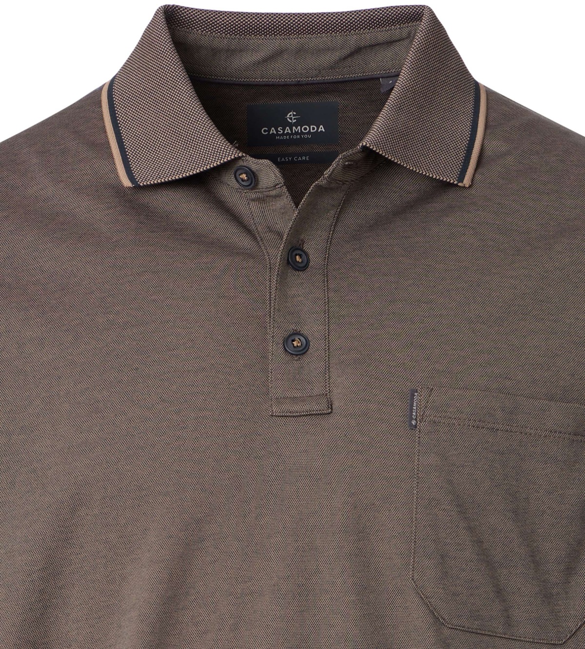 Casa Moda Poloshirt - Regular Fit - beige
