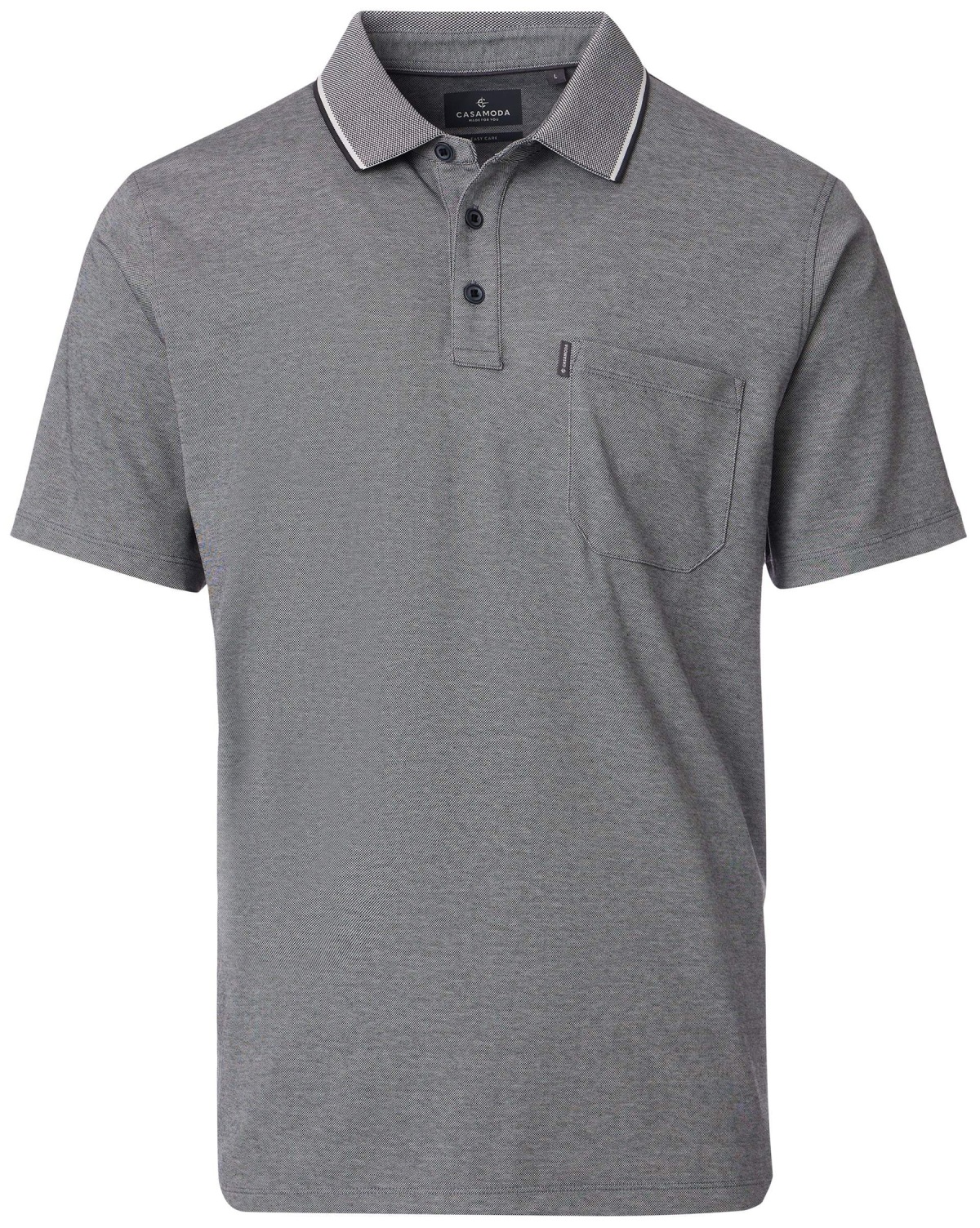 Casa Moda Poloshirt - Regular Fit - grau