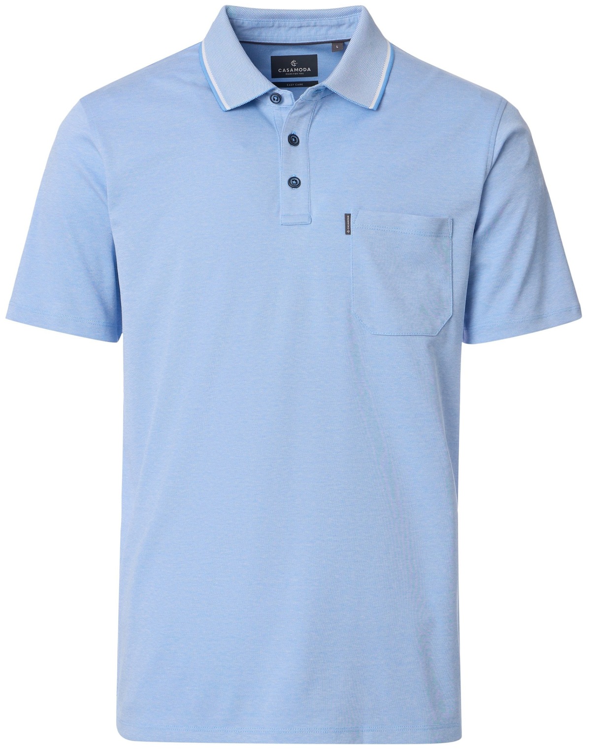 Casa Moda Poloshirt - Regular Fit - hellblau