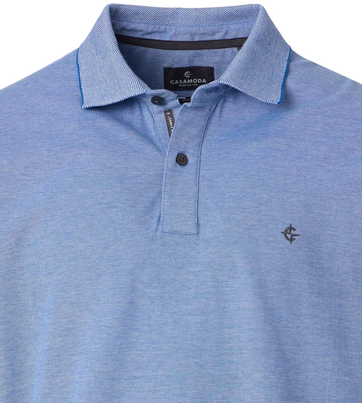 Casa Moda Poloshirt - Regular Fit - hellblau