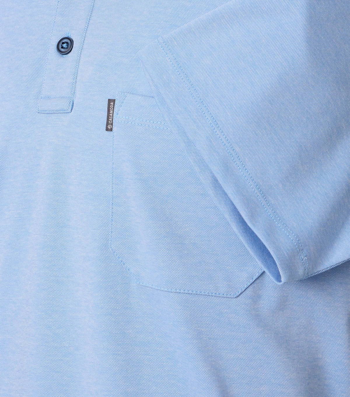 Casa Moda Poloshirt - Regular Fit - hellblau