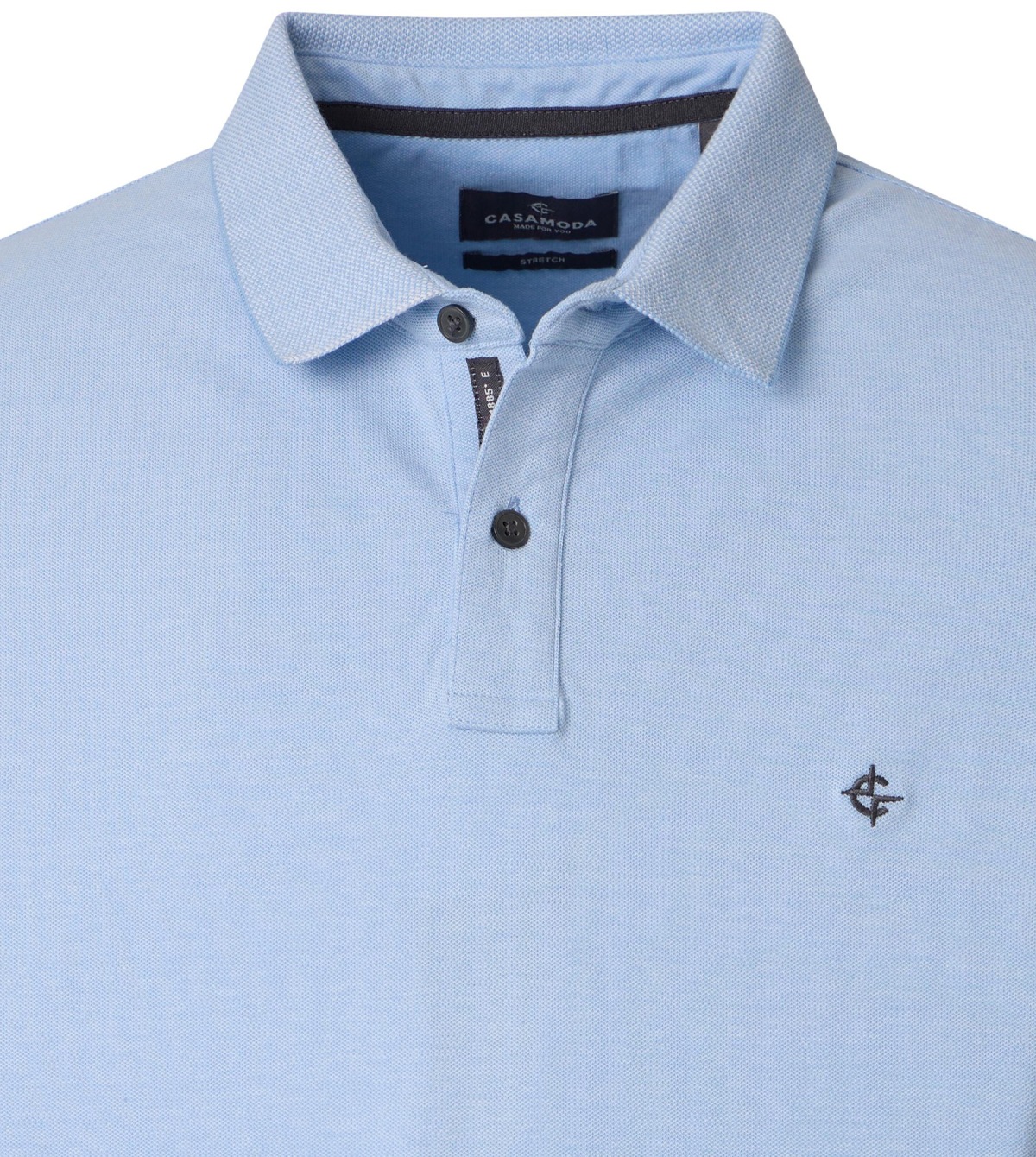Casa Moda Poloshirt - Regular Fit - hellblau