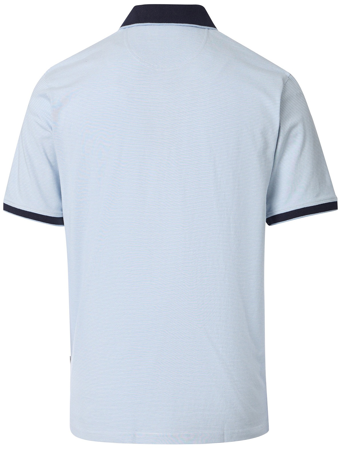 Casa Moda Polo - Regular Fit - col contrasté - rayures - bleu clair