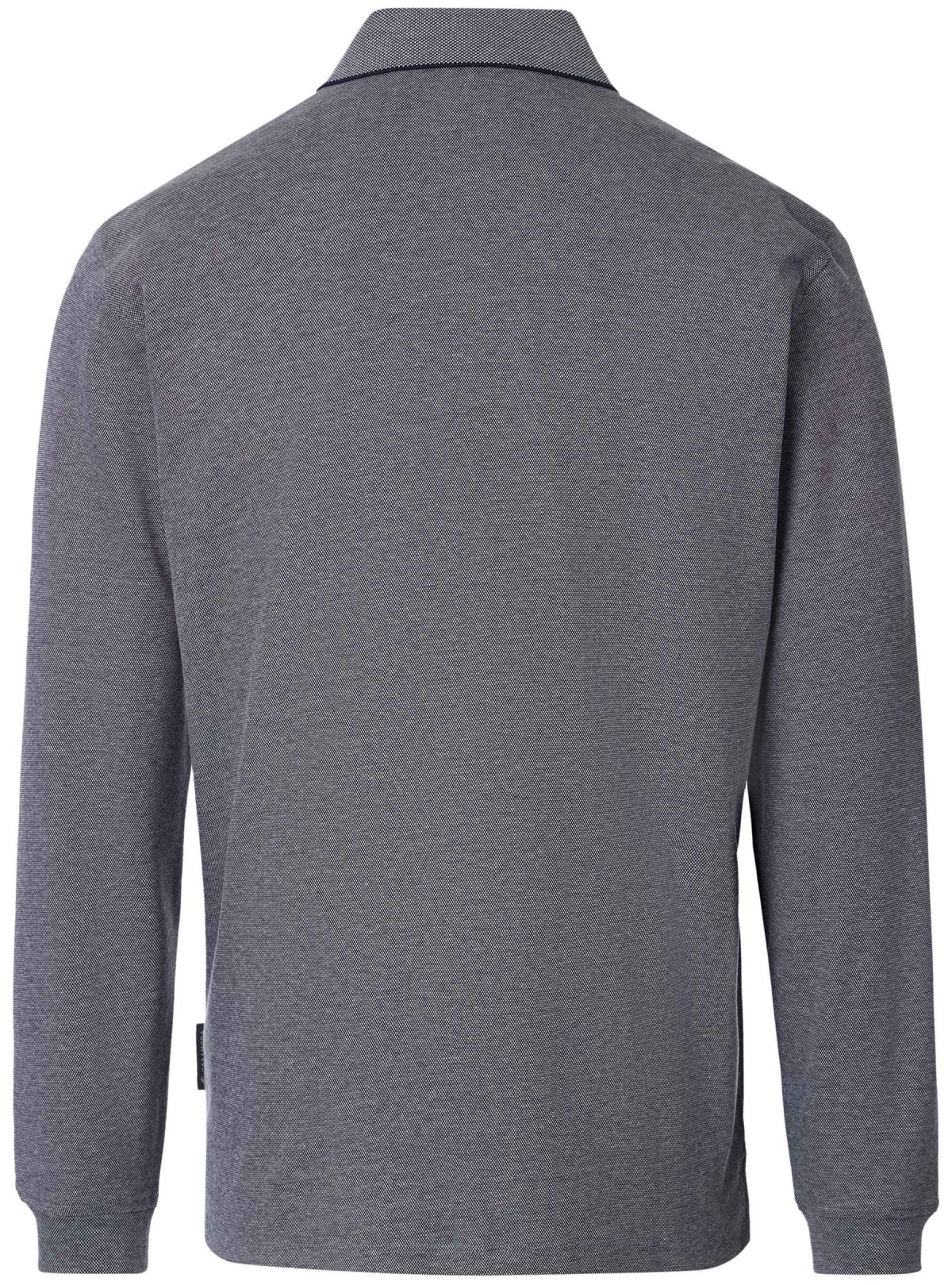 Casa Moda Poloshirt - Regular Fit - Langarm - blau