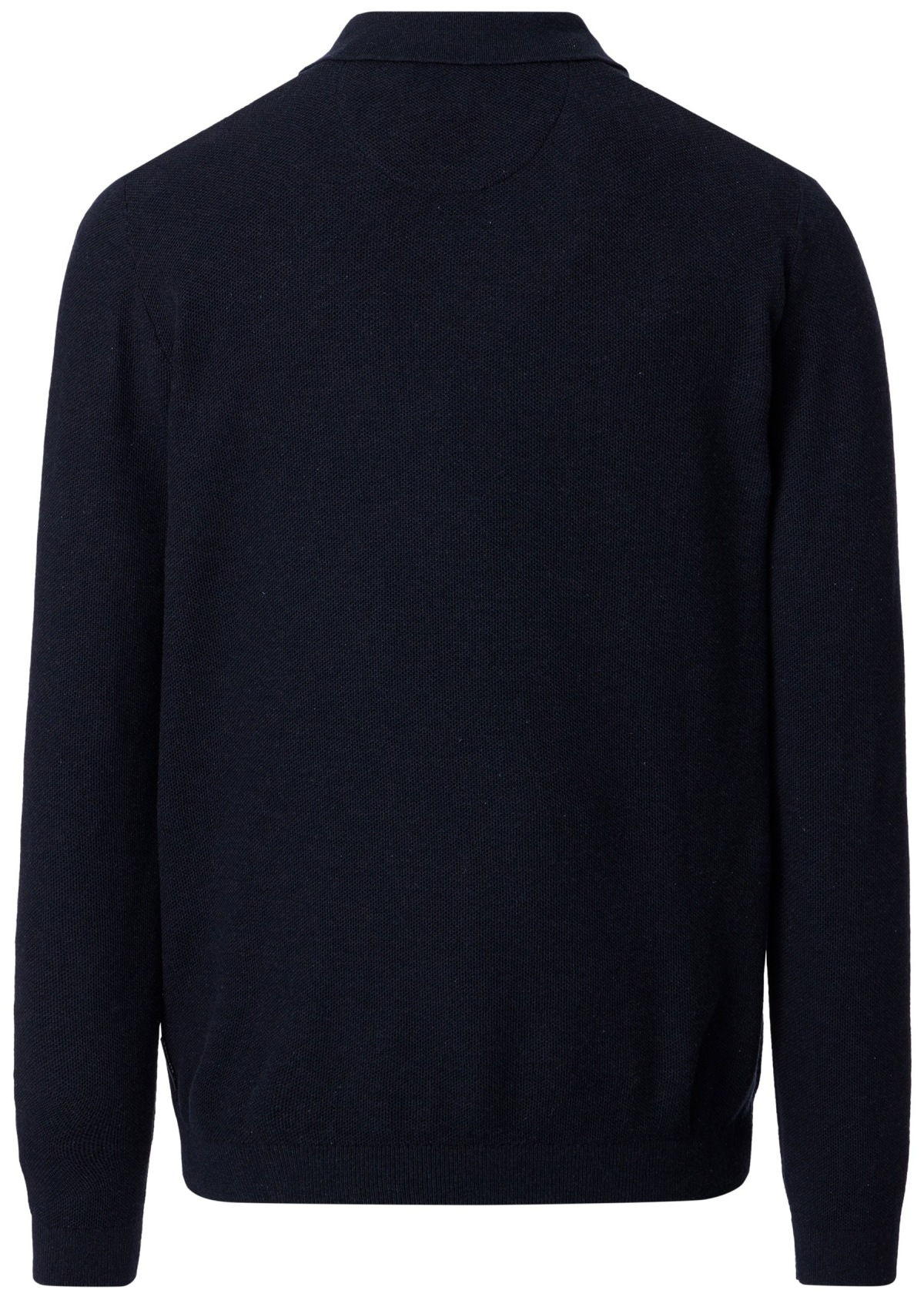 Casa Moda Poloshirt - Regular Fit - Langarm - dunkelblau