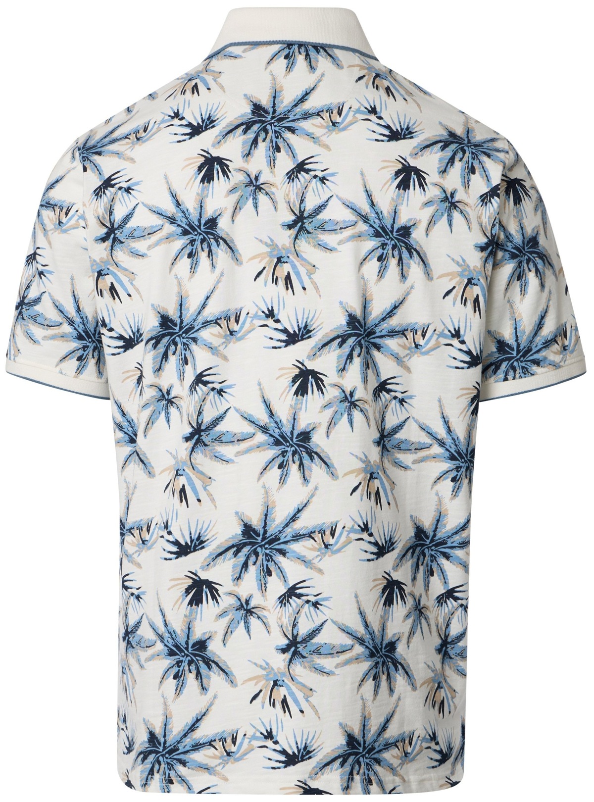 Casa Moda Poloshirt - Regular Fit - Print - weiß