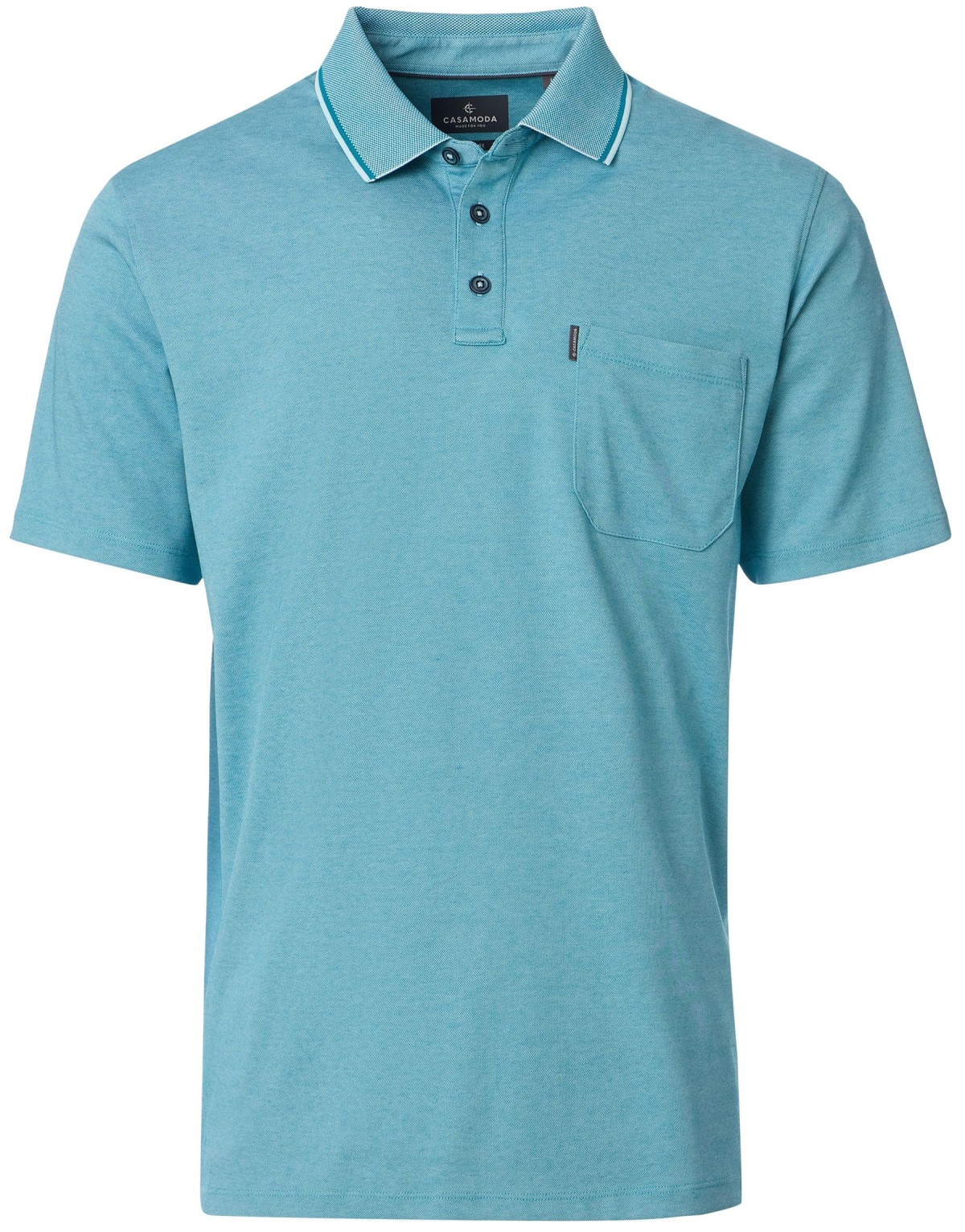 Casa Moda Poloshirt - Regular Fit - türkis
