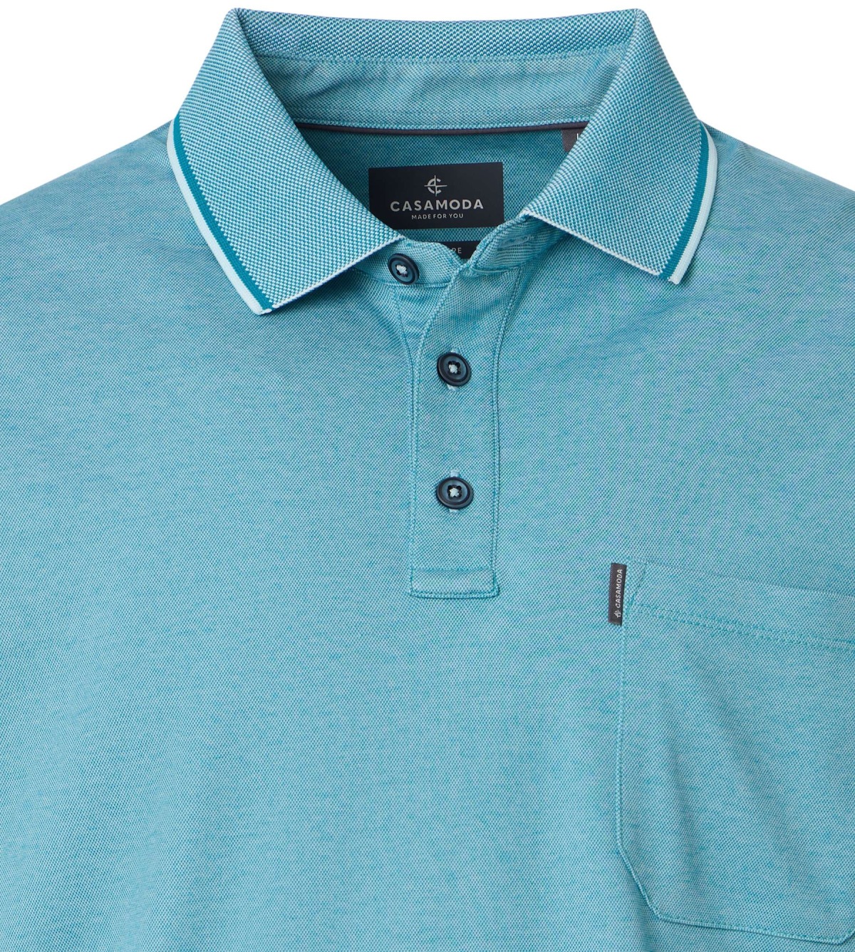 Casa Moda Poloshirt - Regular Fit - türkis