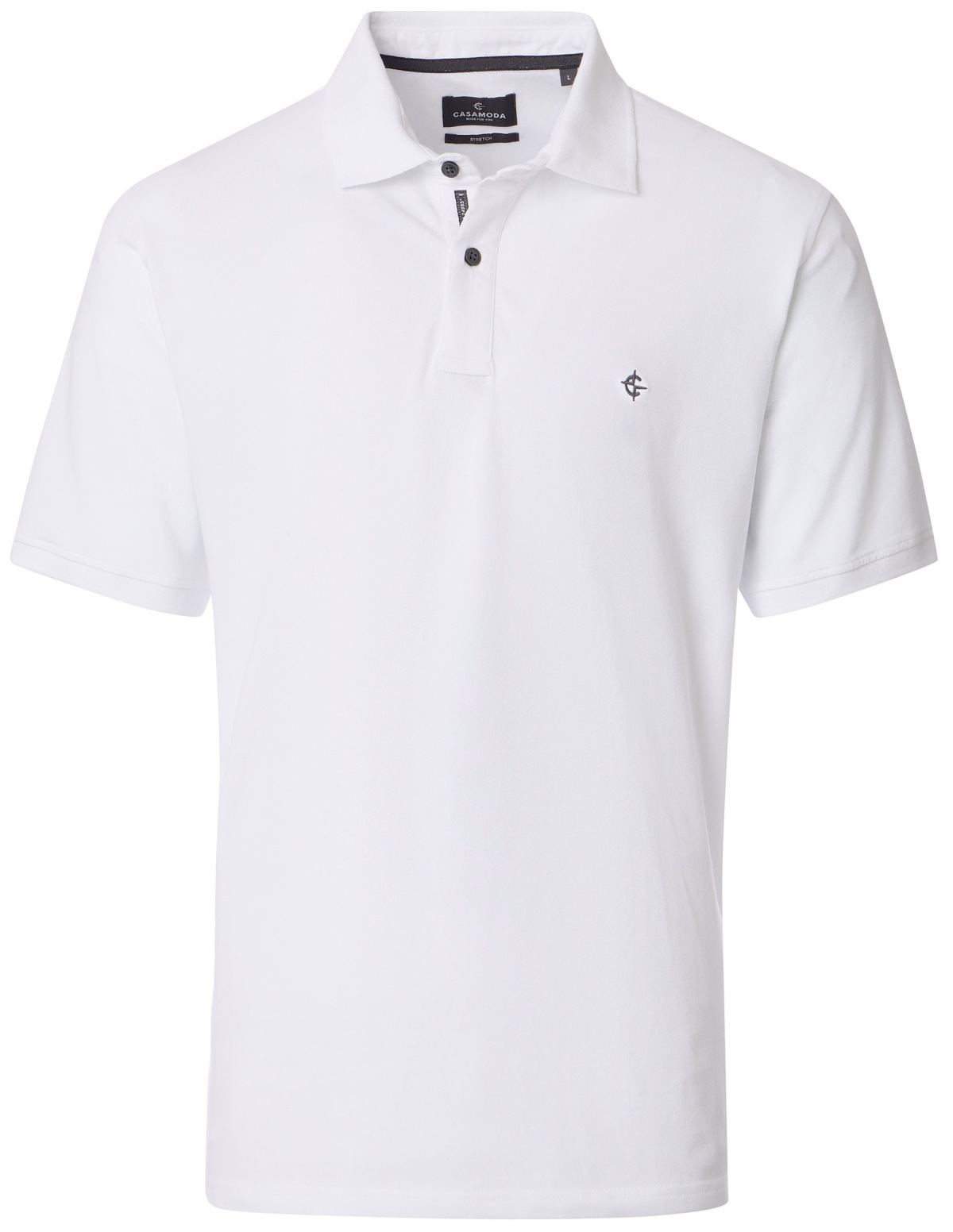 Casa Moda Poloshirt - Regular Fit - weiß