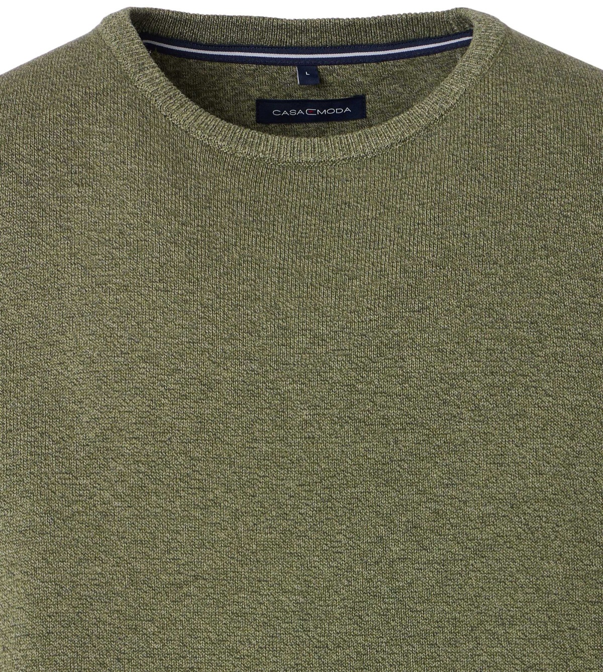 Casa Moda Pullover - Rundhals Ausschnitt - grün