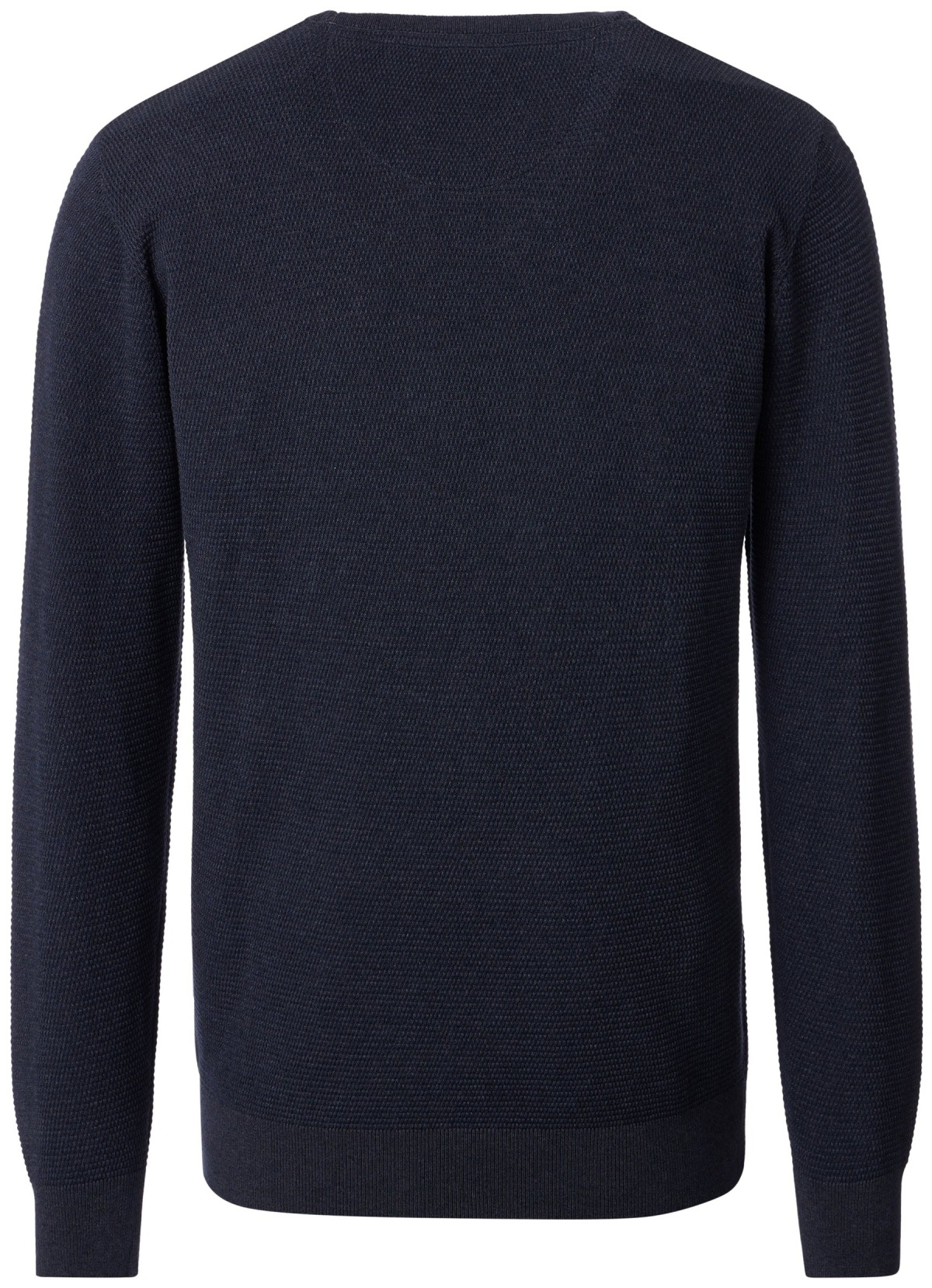 Casa Moda Pullover - Rundhals Ausschnitt - Struktur - blau
