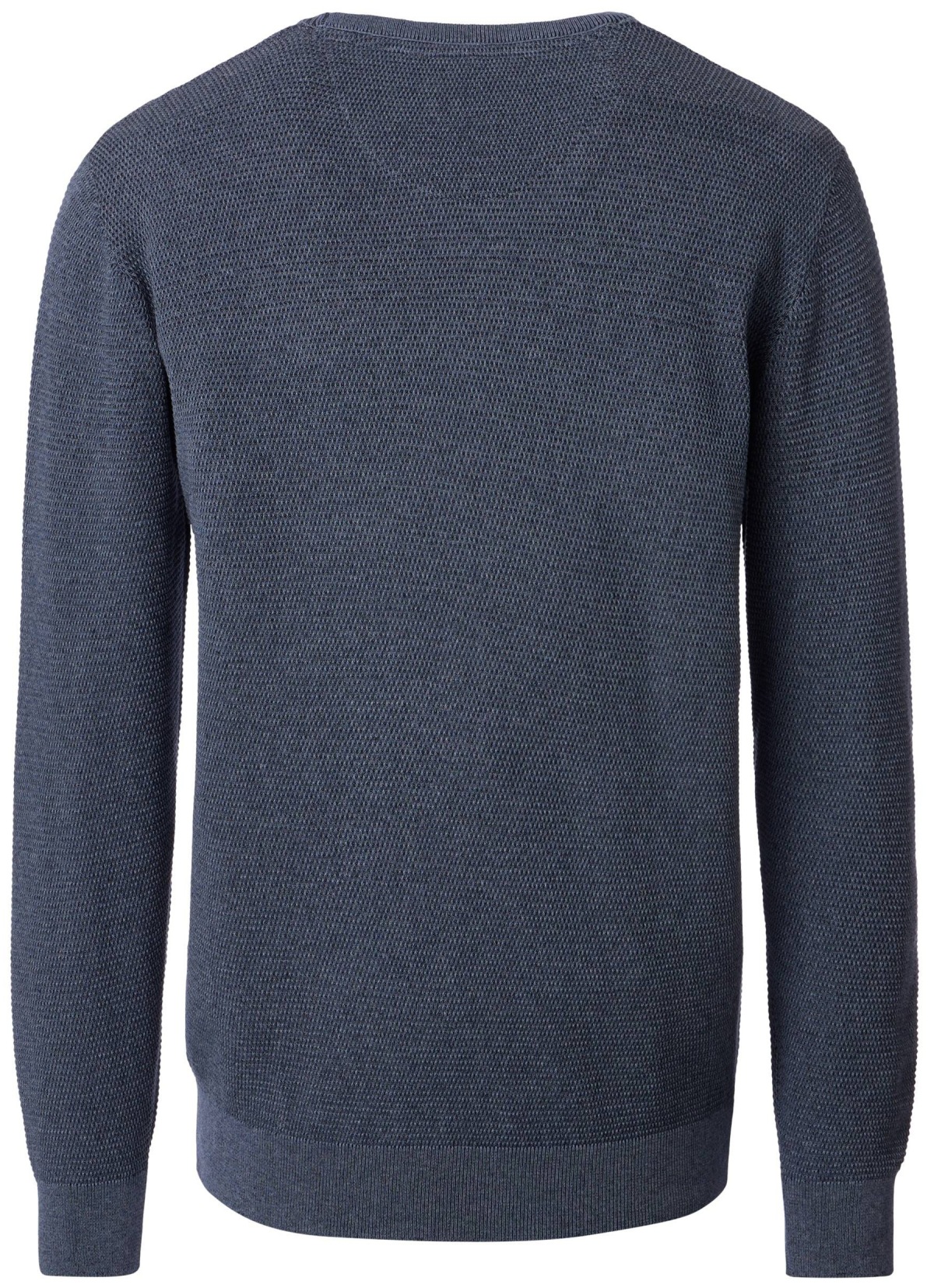 Casa Moda Pullover - Rundhals Ausschnitt - Struktur - blau-grau