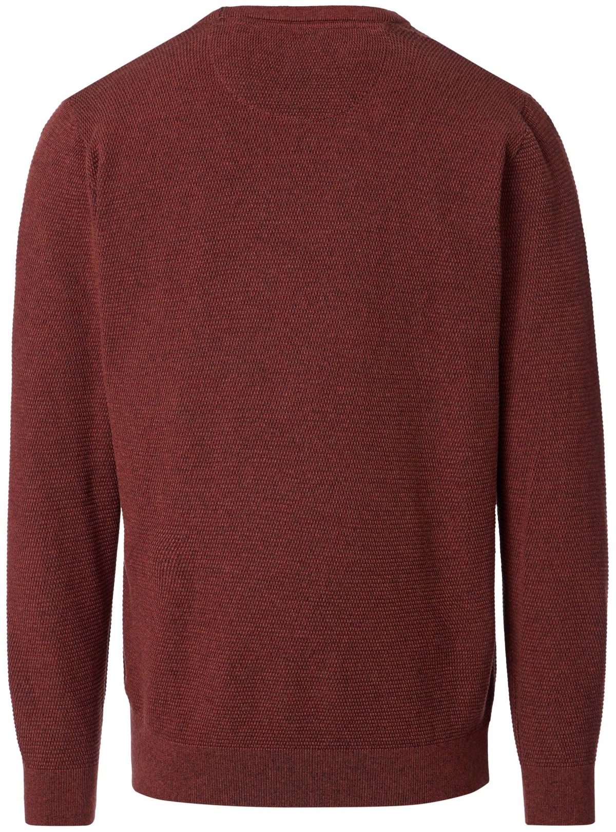 Casa Moda Pullover - Rundhals Ausschnitt - Struktur - rot