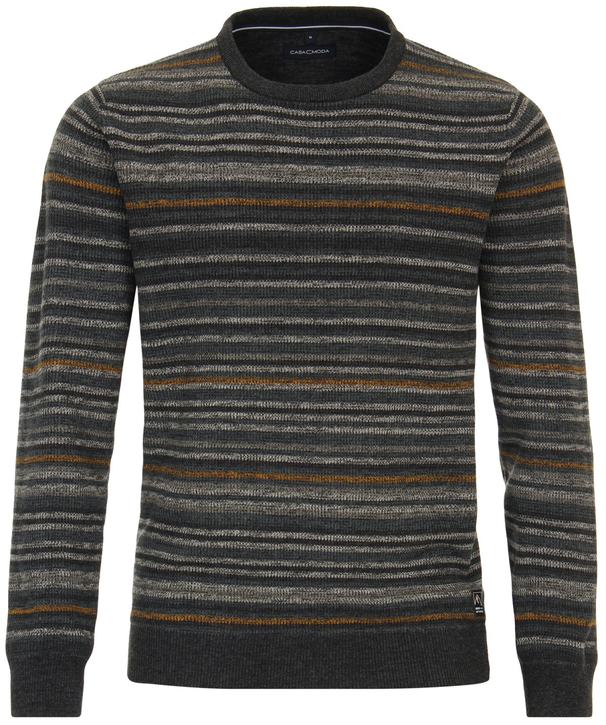 Casa Moda Pullover - Rundhals Ausschnitt - Wolle - braun