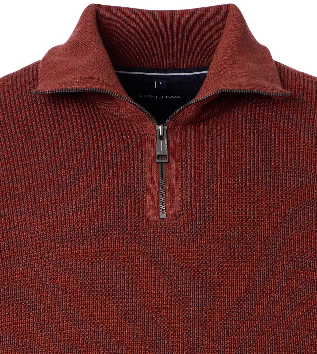 Casa Moda Pullover - Strick - Troyer - rotorange