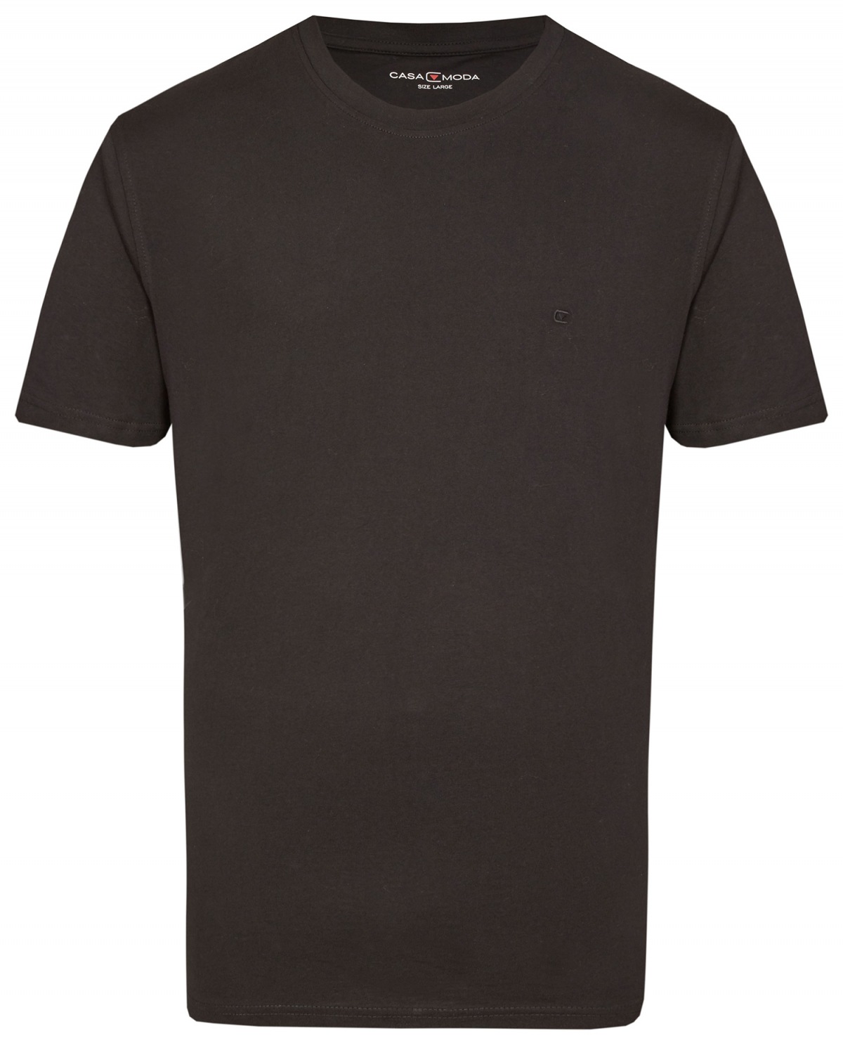 Casa Moda T-Shirt Doppelpack - Rundhals - schwarz