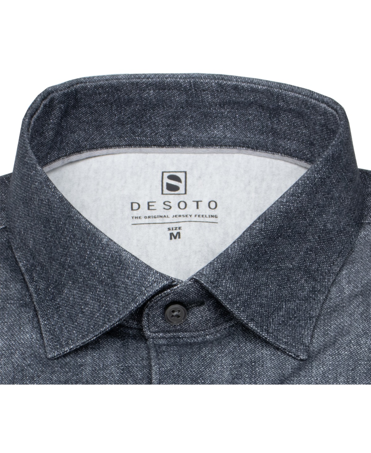DESOTO Hemd - Slim Fit - Jersey - Kentkragen - dunkelblau - ohne OVP