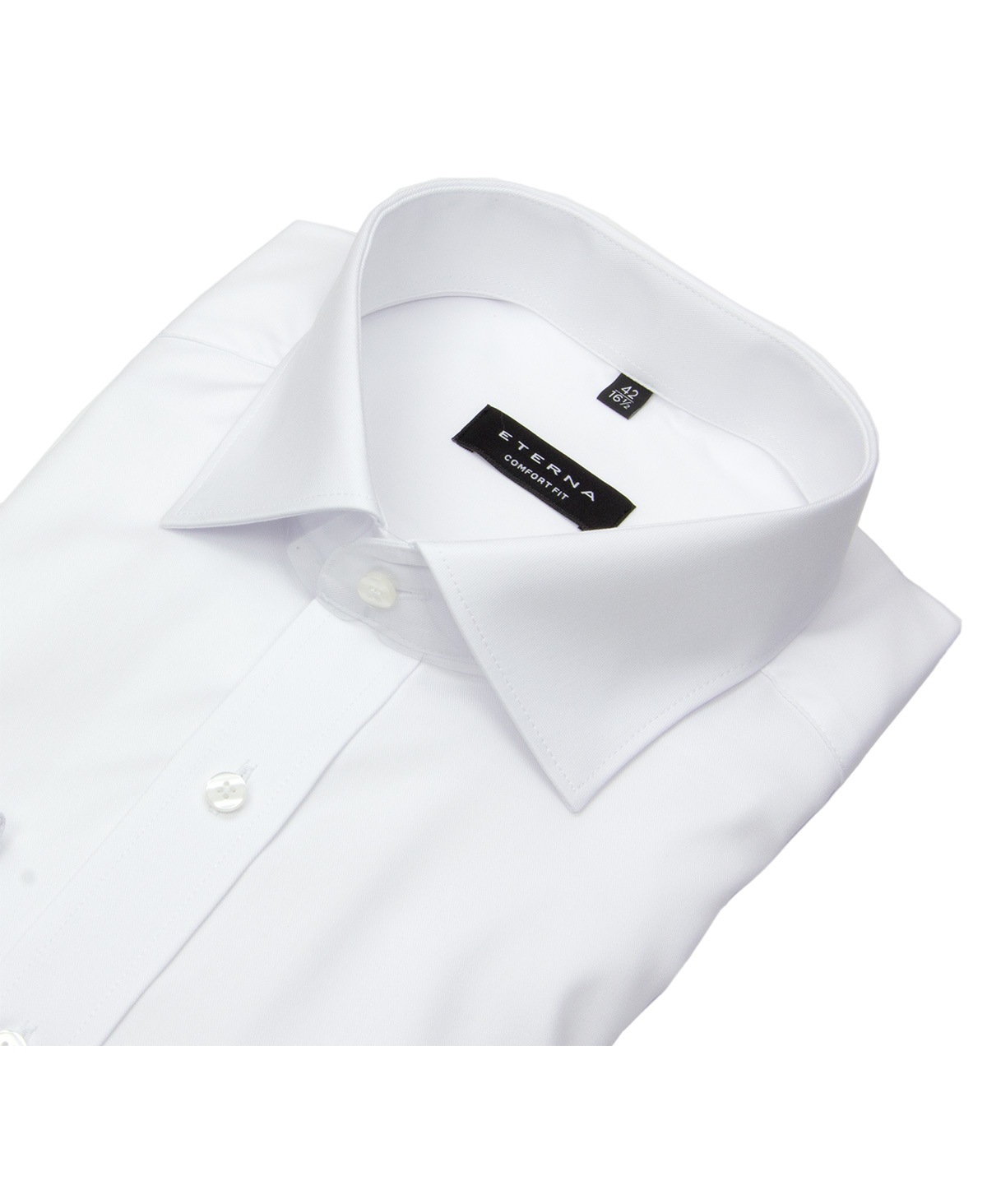 Eterna Hemd - Comfort Fit - Cover Shirt blickdicht - weiß - extra langer Arm 72cm - ohne OVP