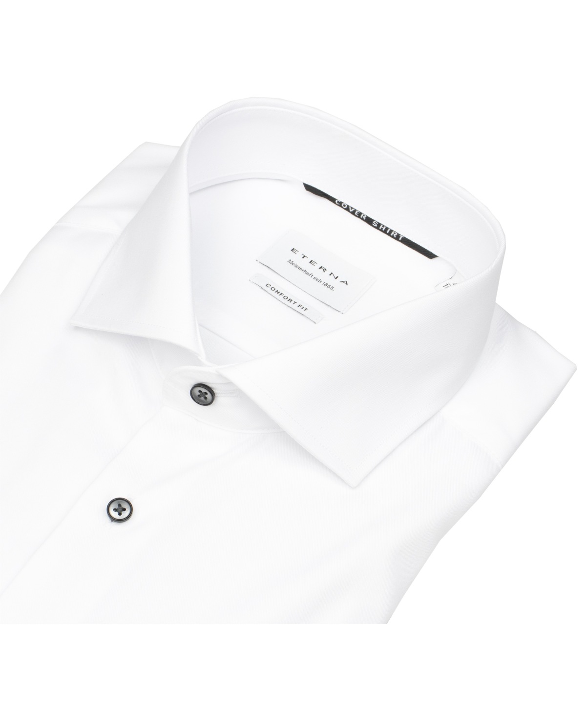 Eterna Hemd - Comfort Fit - Kontrastknöpfe - extra blickdicht - weiß - ohne OVP