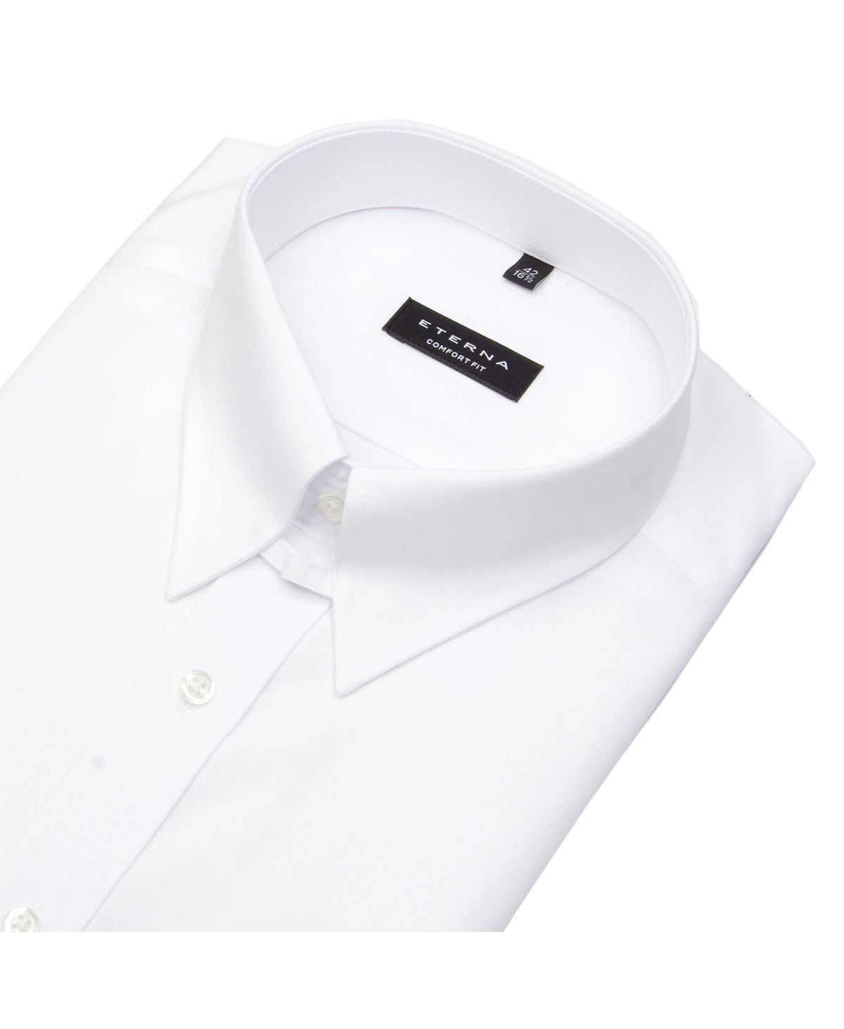 Eterna Hemd - Comfort Fit - Tabkragen - weiß