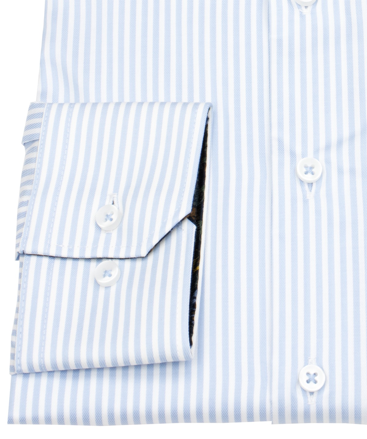 Eterna Hemd - Modern Fit - Dynamic Cotton - Streifen - hellblau / weiß - ohne OVP