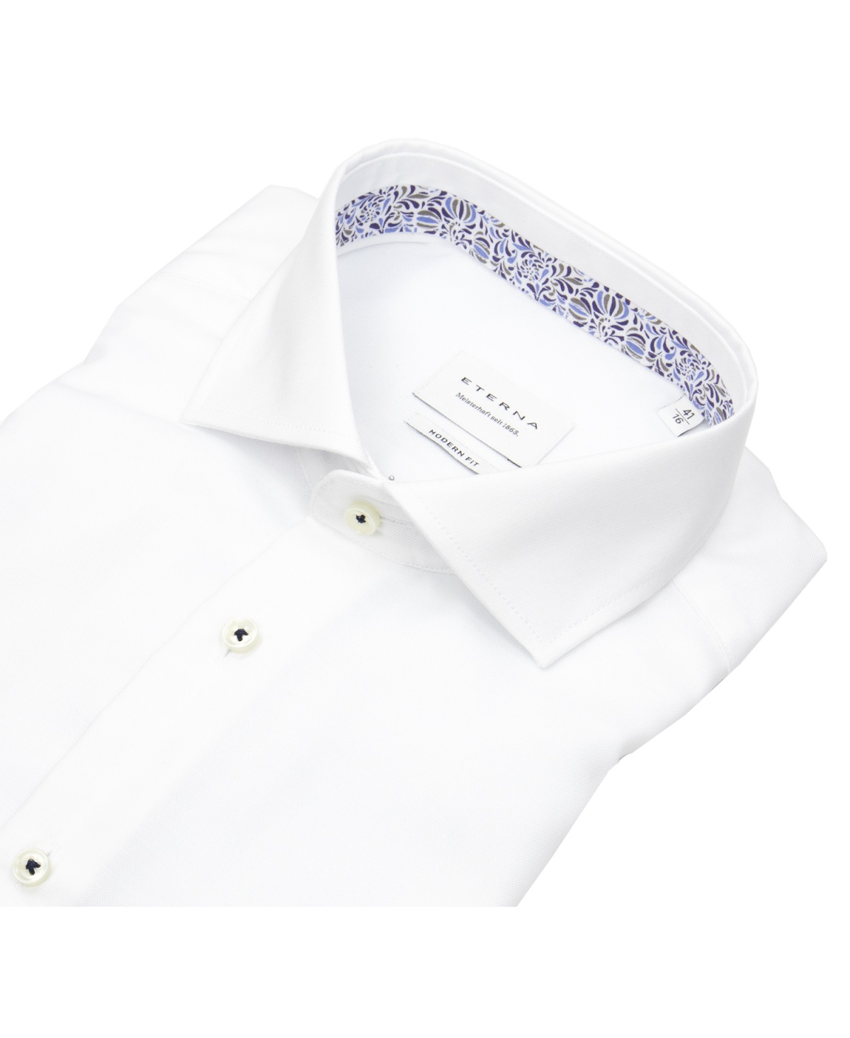 Eterna Hemd - Modern Fit - Oxford - weiß - extra langer 68cm Arm