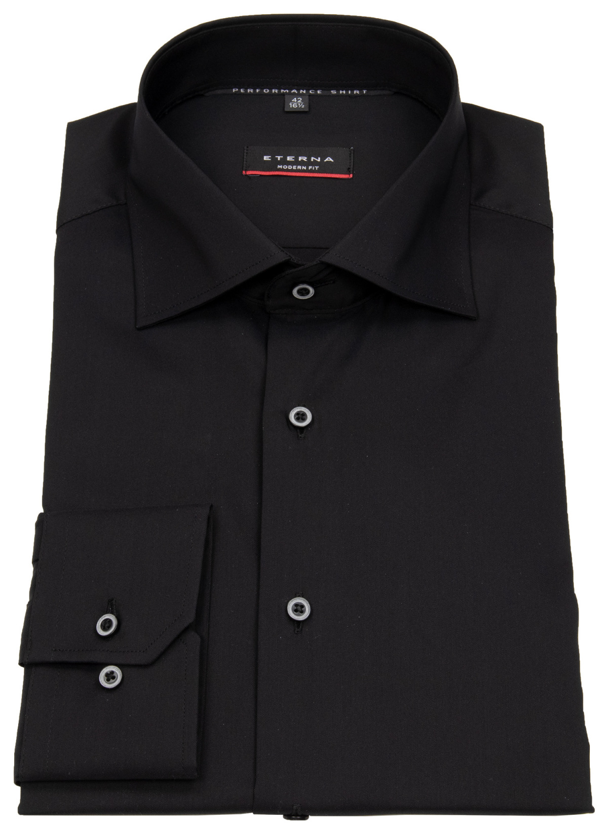 Eterna Hemd - Modern Fit - Performance Shirt - Stretch - schwarz - ohne OVP