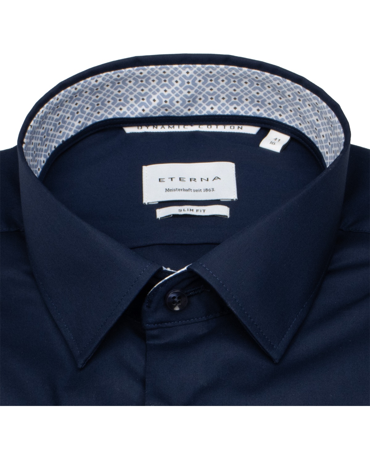 Eterna Hemd - Slim Fit - Kentkragen - Dynamic Cotton - dunkelblau