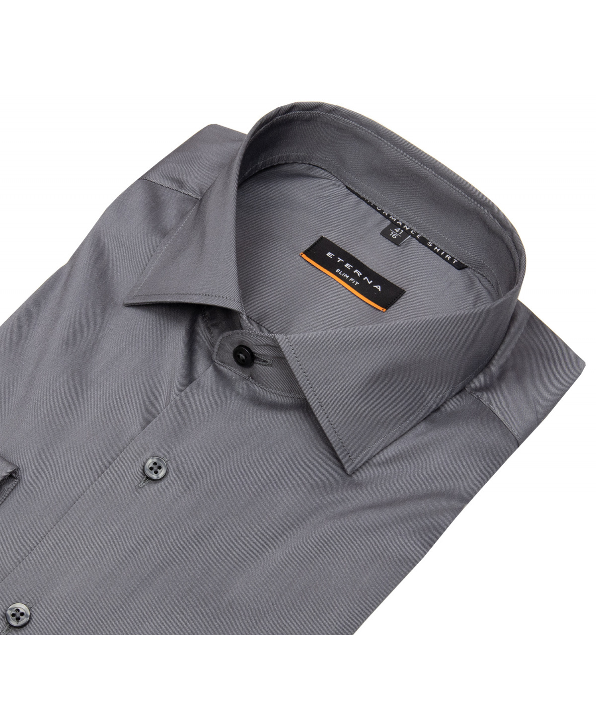 Eterna Hemd - Slim Fit - Performance Shirt - Stretch - grau