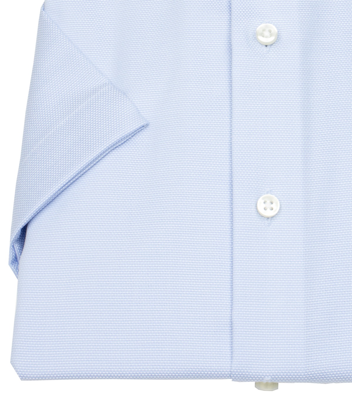 Eterna Kurzarmhemd - Modern Fit - Dynamic Cotton - Struktur - hellblau